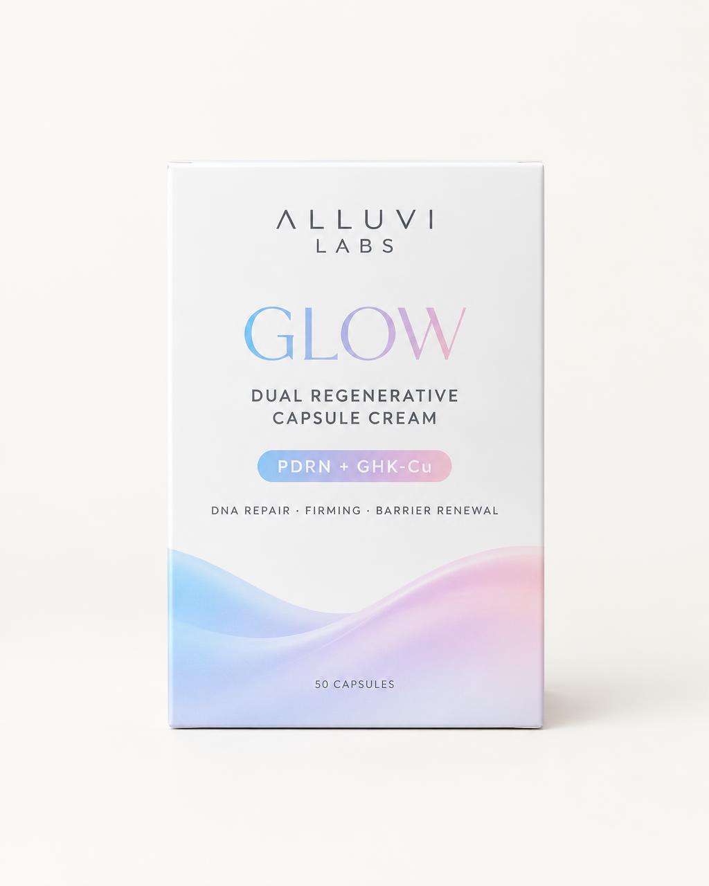 Alluvi Labs Glow Dual Regenerative Capsule Cream — 50 cápsulas