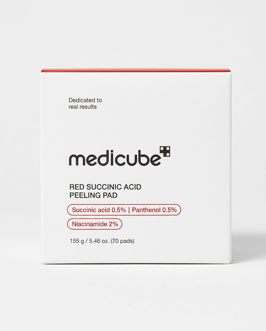 Medicube Red Succinic Acid Peeling Pad — 70 pads