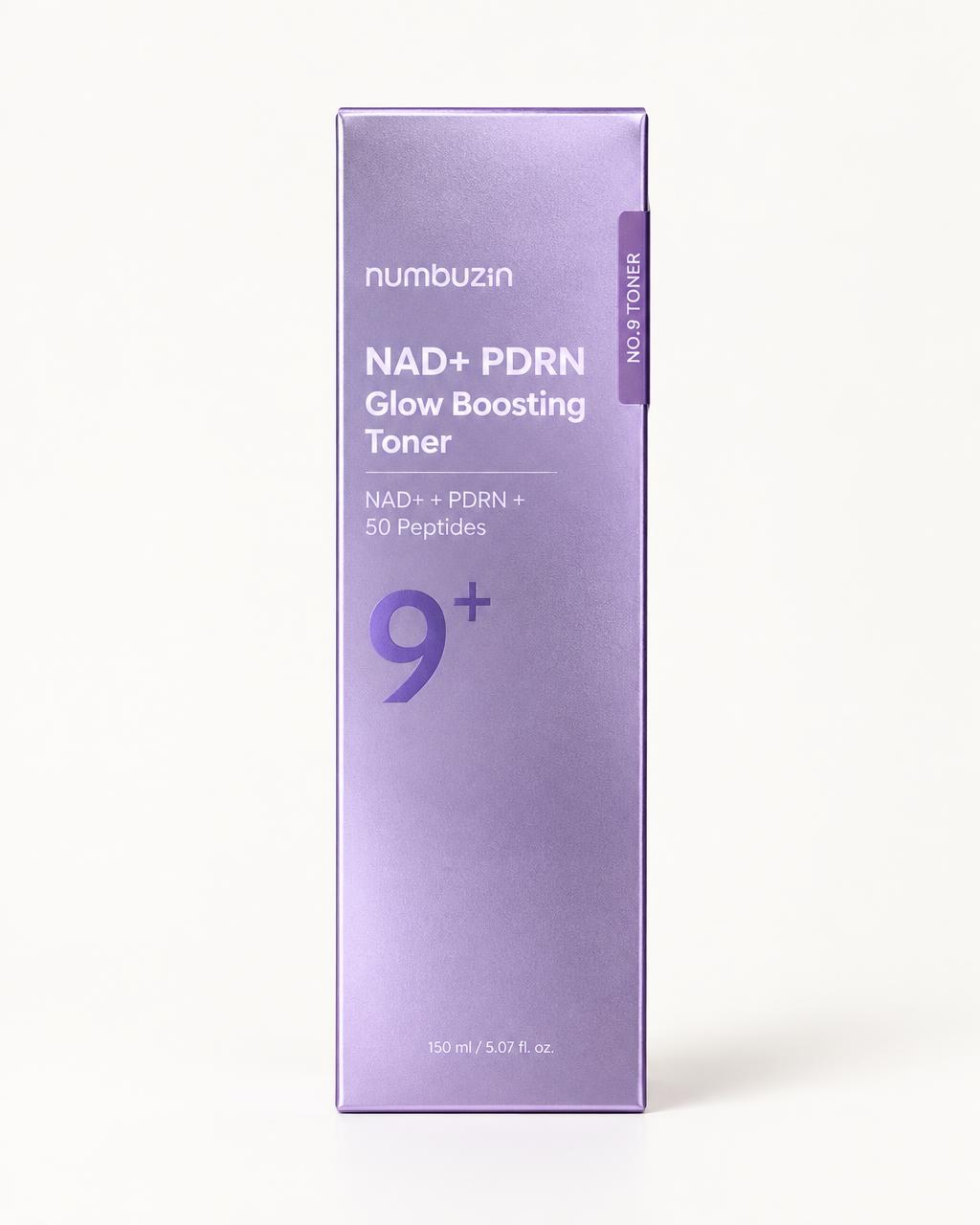 Numbuzin No.9+ NAD+ PDRN Glow Boosting Toner — 150 ml
